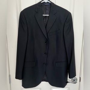346 Brooks Brothers Stretch Black Suit